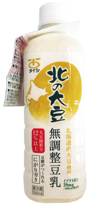 商品情報｜北の大豆無調整豆乳にがり付き｜太子食品工業株式会社