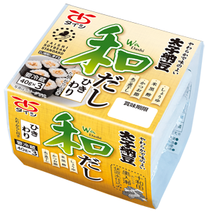 太子納豆和だし引割40g×3（ﾀﾚ･辛子付）