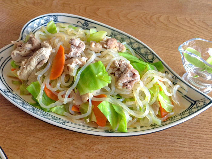 すき焼しらたきの焼きそば