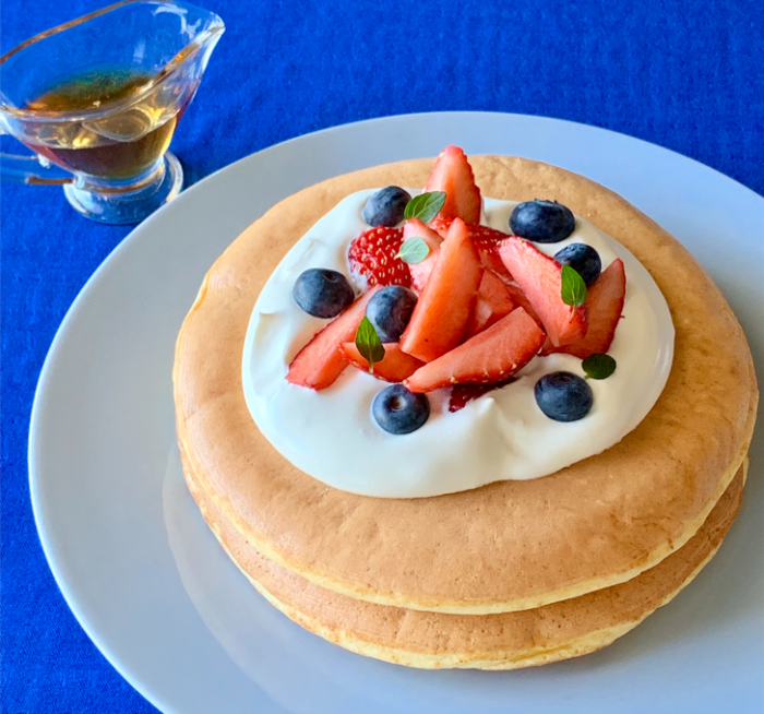 豆腐のふわふわパンケーキ