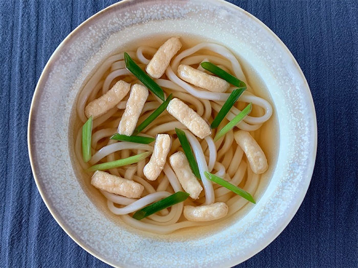 パパッとおあげのふっくらきざみうどん