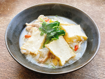 木綿あげのアジアン粥